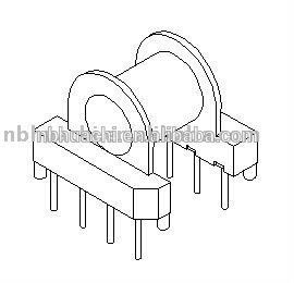 Plastic type EP transformer bobbin