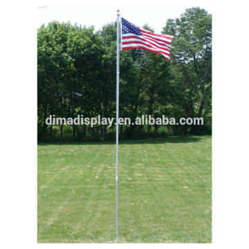 giant American cheap flag pole , aluminum telescopic flag pole
