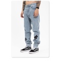 Melhor Jeans Mens Denim 2021 Fábrica Customizado por Atacado