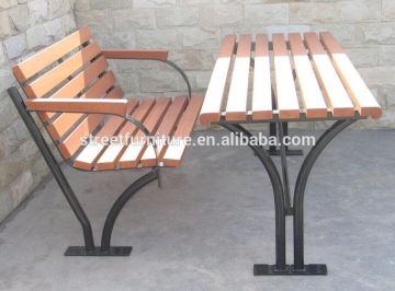 Picnic bench and table outdoor wooden table and bench