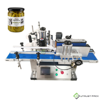 Table-Type Soy Sauce Bottle Label Applicator with Expiry Date Printer