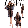 Sexy Sheer Black Lace Kimonos for Women