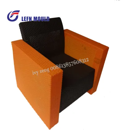 Plastic Rattan Sofa mould arm chair template suppliers