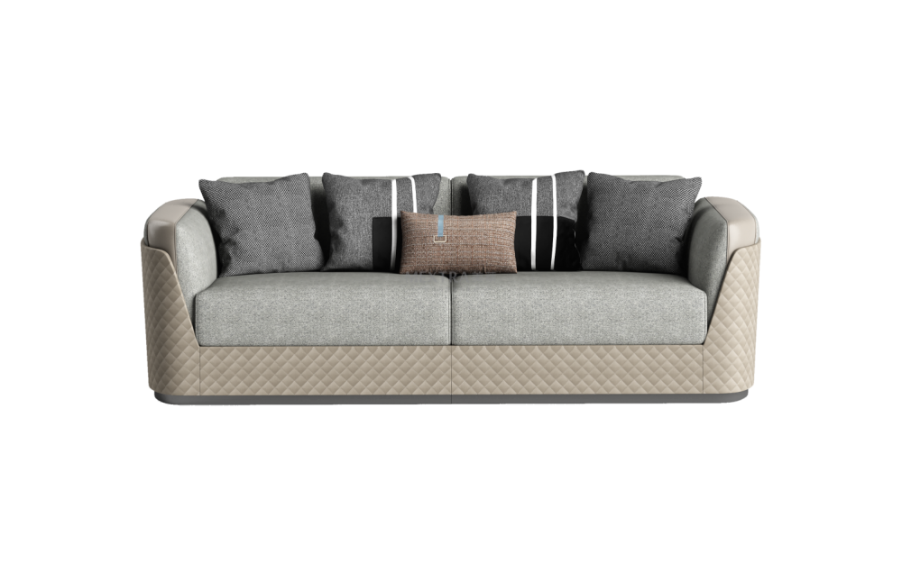 Sofa confortable 3 places avec coussins