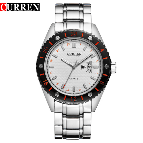 Business Quartz Watch Stainless Steel Band Men Gift