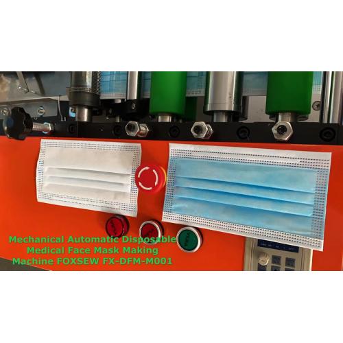 Masque jetable 3Ply automatique le moins cher faisant la machine