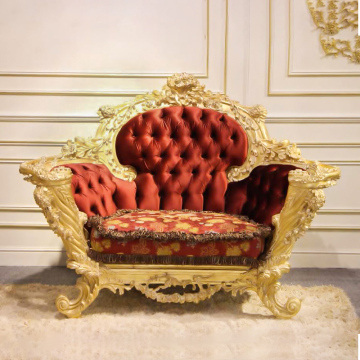 Luxury Arabic Living Room Sofa Set - Italian Design Antique Fabric Sofa for Home and Hotel