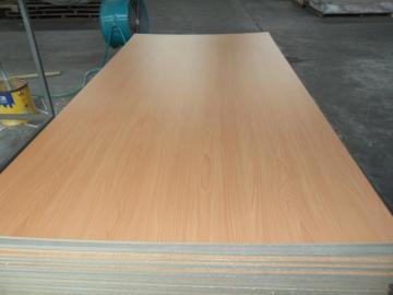 one side laminated and two sides laminated MELAMINE MDF