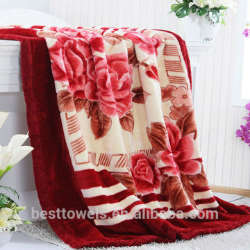 Hot sale super soft terry cloth blanket