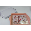 Custom Rectangle Food Packaging Trays Quality Tin Tray