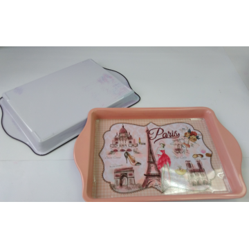 Custom Rectangle Food Packaging Trays Quality Tin Tray