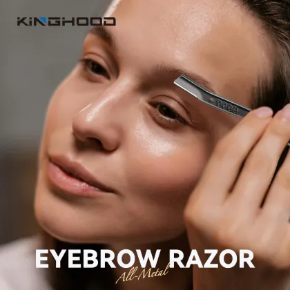 Eco-Friendly Stainless Steel Eyebrow Knife for Facial Hair Trimming