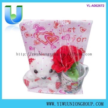 Valentine Gift Mug and Plush Bear