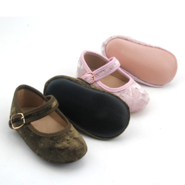 Fashion Cheap Genuine Leather Soft Sole Baby Shoes