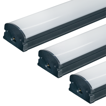 Fabrik Großhandel Schwarz/Silber integrierte Halterung LED -Rohrleuchten