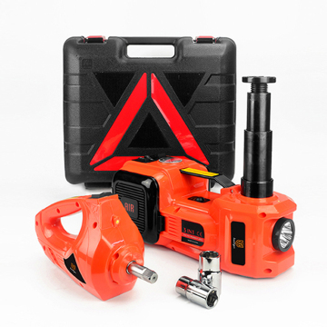 DC12V CAR JACK: 3-σε-1 Ολόκληρο το σύνολο Air Compressor Impact Wrench Electric Hydraulic
