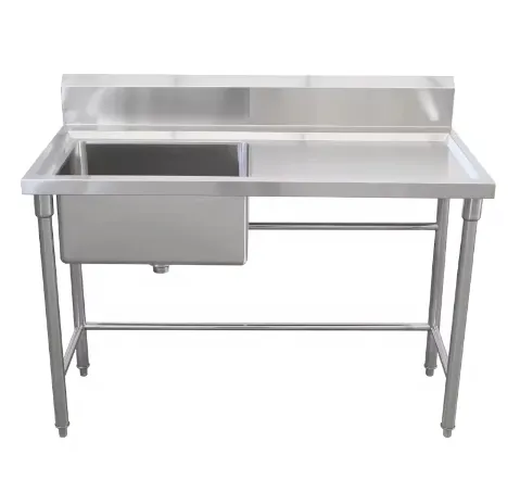 Factory Direct Sales: Portable Worktable, Commercial Grade Stainless Steel Kitchen Table, Heavy Duty Construction