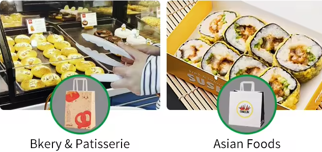 Bkery & Patisserie and Asian(Sushi) Foods