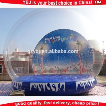 2016 ybj giant inflatable snow globe,christmas inflatable snow globe