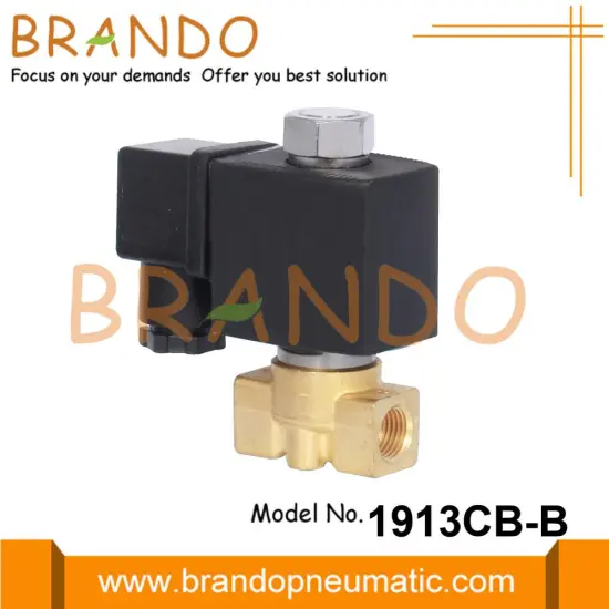1/8'' 2 Way Normally Open Brass Solenoid Valve