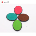 craft promotional oval shape colorful stamp ink pad