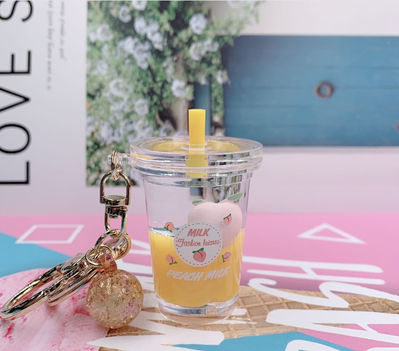 Peach Keychain Peach Keychain