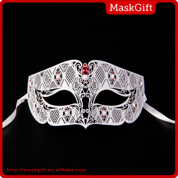 Wholesale half face party Masquerade metal mask for female MD008-RWT