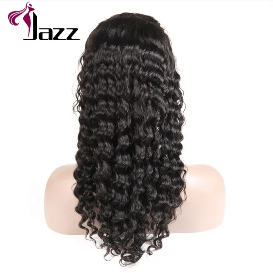 Remy high quality wet and wavy human hair lace frontal wig