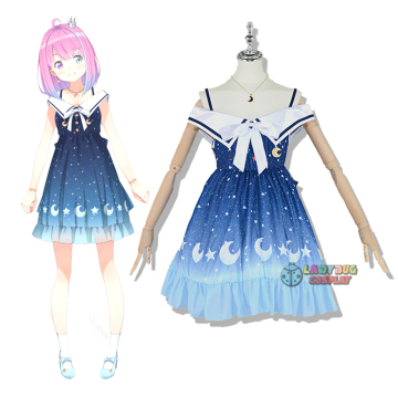 Hololive Vtuber Himemori Luna Cosplay Costume