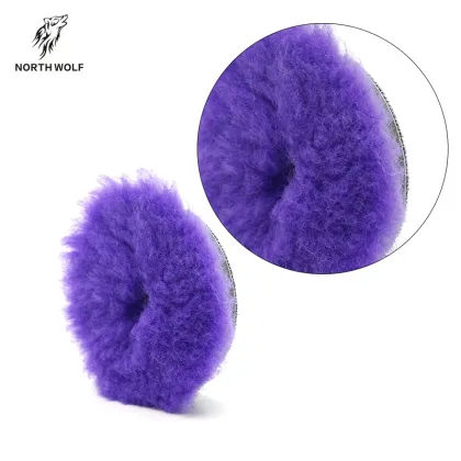 Wool Pad Car Care Wool Cutting Pad North Wolf Factory Wholesale Wool Buffing Pad