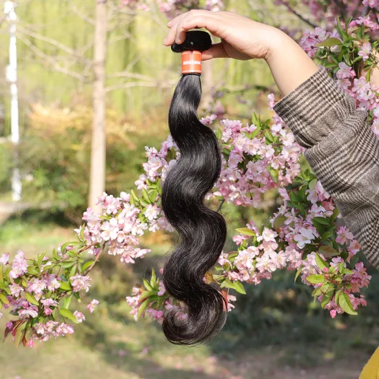 100% 10A Virgin Unprocessed Supple Brazilian Human Hair Bulk Weave Bundles