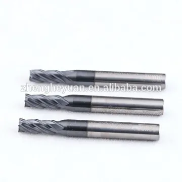 ZHY OEM cnc carbide flat end mill tungsten steel milling cutter