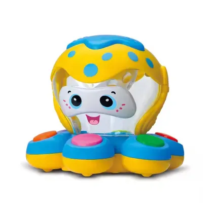 Cartoon Octopus Percussion Toy: Fun Musical Hand Drum for Babies