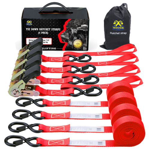 1 Inch Car Tie Down Straps Set