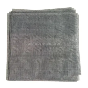 0.4mm 0.2mm Niobium Square Mesh Screen 20-40 Mesh 300x300mm Nb Wire Mesh
