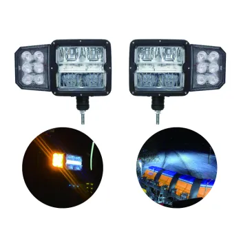 Heated LED Snow Plow Lights