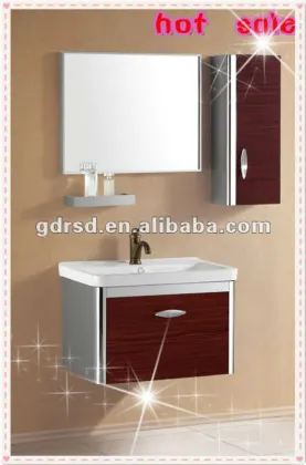 304 Modern Combination Stainless Steel Bathroom vanity cabinet,bathroom wall mount cabinet-8079