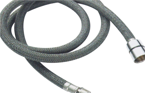 Hose with zinc nut flexible extension stainless steel shower hose