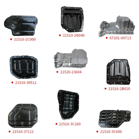 High Quality Engine Oil Pan for Hyundai and Kia Vehicles: Compatible with Part Numbers 21510-2b700 and 21510-3c100