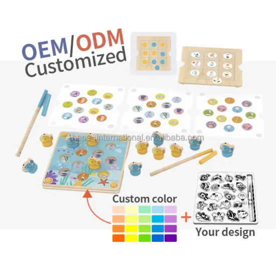 Montessori-Inspired Parent-Child Interactive Memory Match Wooden Puzzle Toy for Learning and Garbage Sorting