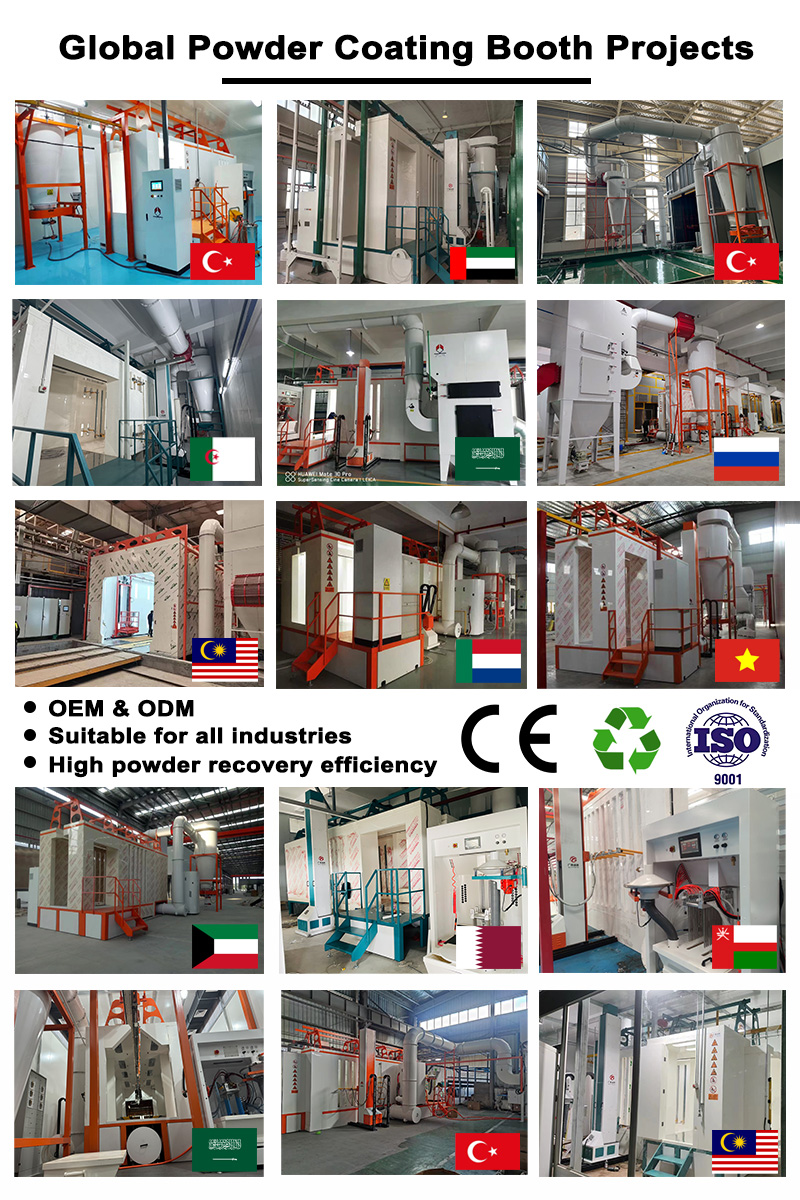 Global Powder Coating Booth Projects