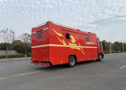Food Cooking Emergency Service Dining Truck