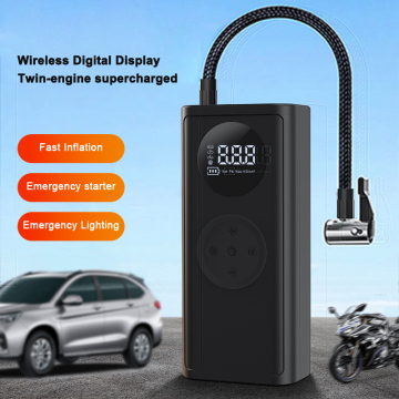 Car Battery Tire Inflator Portable Compressor Jump Starter
