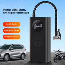 Tire Inflator Portable Battery Air Compressor Jump Starter
