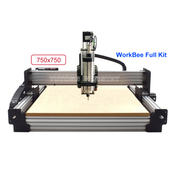 750x750mm WorkBee CNC Router Engraving Designs, Spare Parts, and Full Kit for Wood Carving and Routing