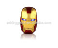 Hot vente de haute qualité de dessin animé d&#39;urgence externe batterie Iron Man 6000mAh USB power bank chargeur mobile