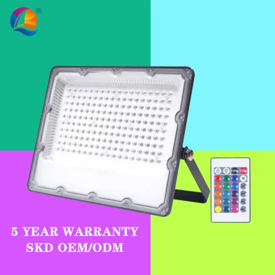 RGB LED Flood Light for Football Field - 20W to 200W Aluminium Outdoor Garden Lighting