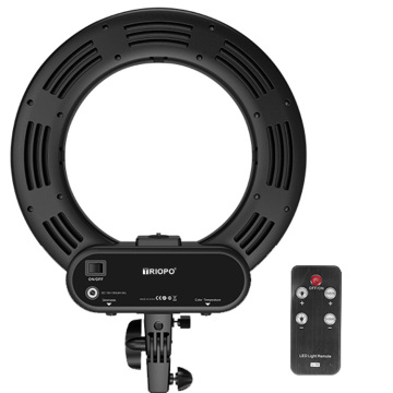 Triopo Ring Light 14 pollici video Studio Video Remote Light Mini Adapter Tripode Makeup Lights "Tuttavia, per renderlo più adatto a Seo e conciso, potresti considerare:" Kit di studio a ginnastica da 14 pollici Triopo da 14 pollici con telecoma