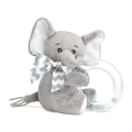 Baby Plush Stuffed Animal Shaker Toy Ring Rattle