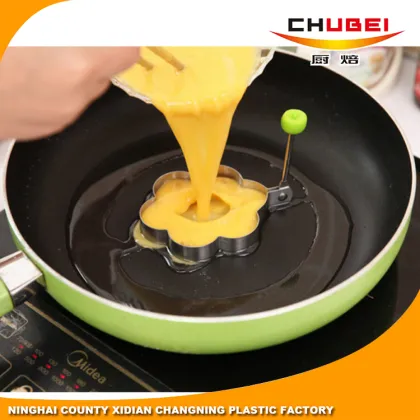 Most Popular Simple Plum-shaped Stainless Steel Egg Ring Mold